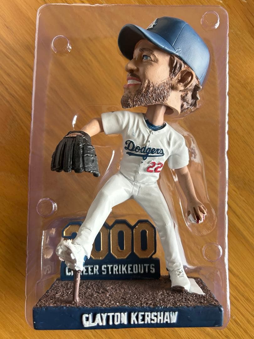 クレイトン・カーショウ ボブルヘッド 2000奪三振記念①