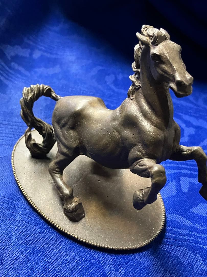 フランクリンミント　金属製馬の彫刻 ブロンズ　銅