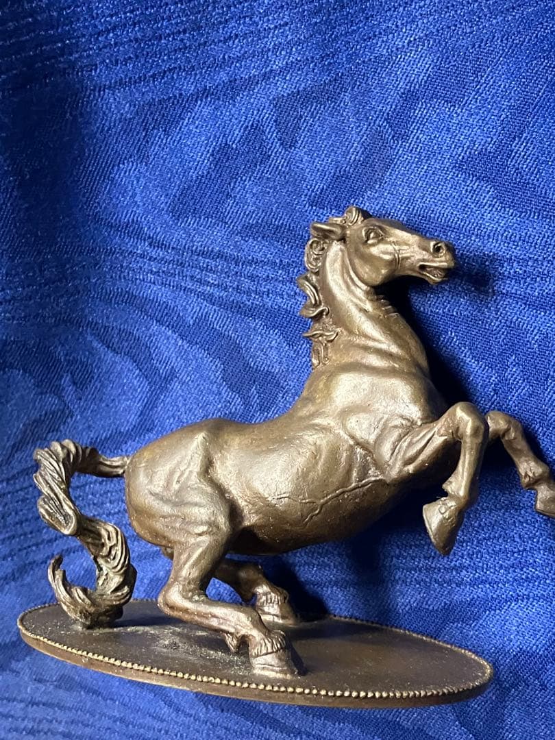 フランクリンミント　金属製馬の彫刻 ブロンズ　銅