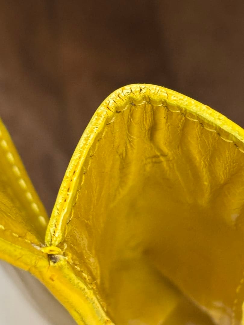 ジャンポール　ゴルチェ　ヴィンテージ　レザーバッグ　レザーバッヂ