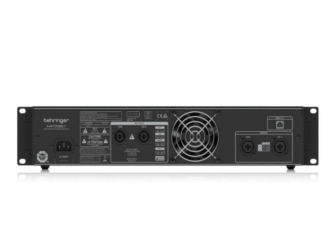 Behringer パワーアンプ 最大2 x 500W NX1000D