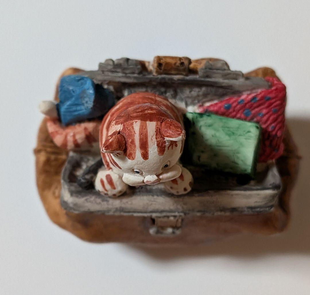 猫の置物 ピーターフェイガン スコットランド製 3点セット