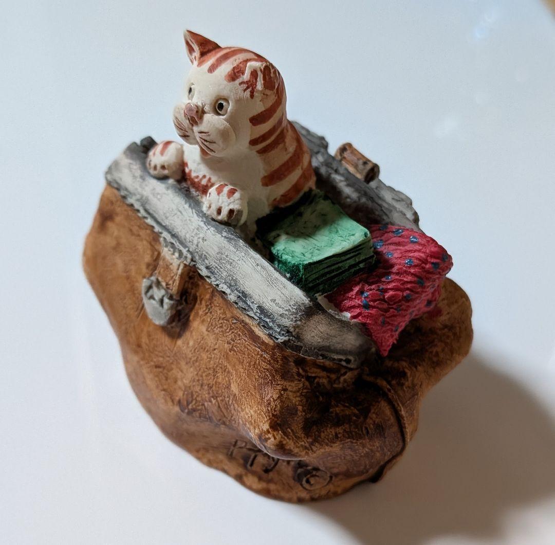 猫の置物 ピーターフェイガン スコットランド製 3点セット