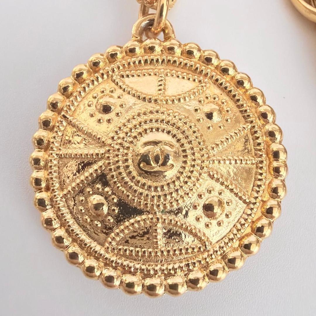 シャネル チェーンベルト ココマーク アラベスク メダルモチーフ GP ゴールド