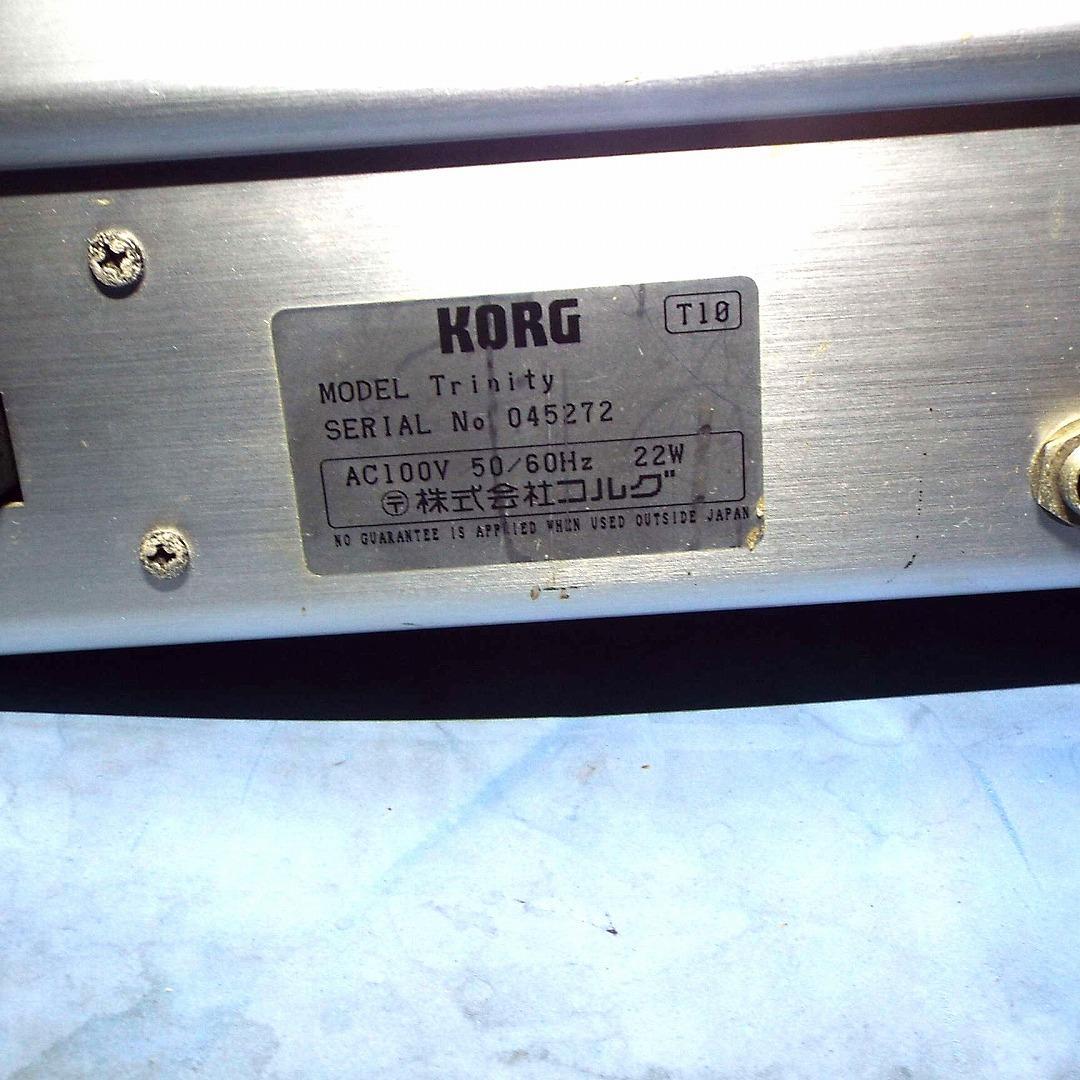 美品_最近液晶難有_KORG TRINITY 61鍵_FDD交換_取説新品_SC