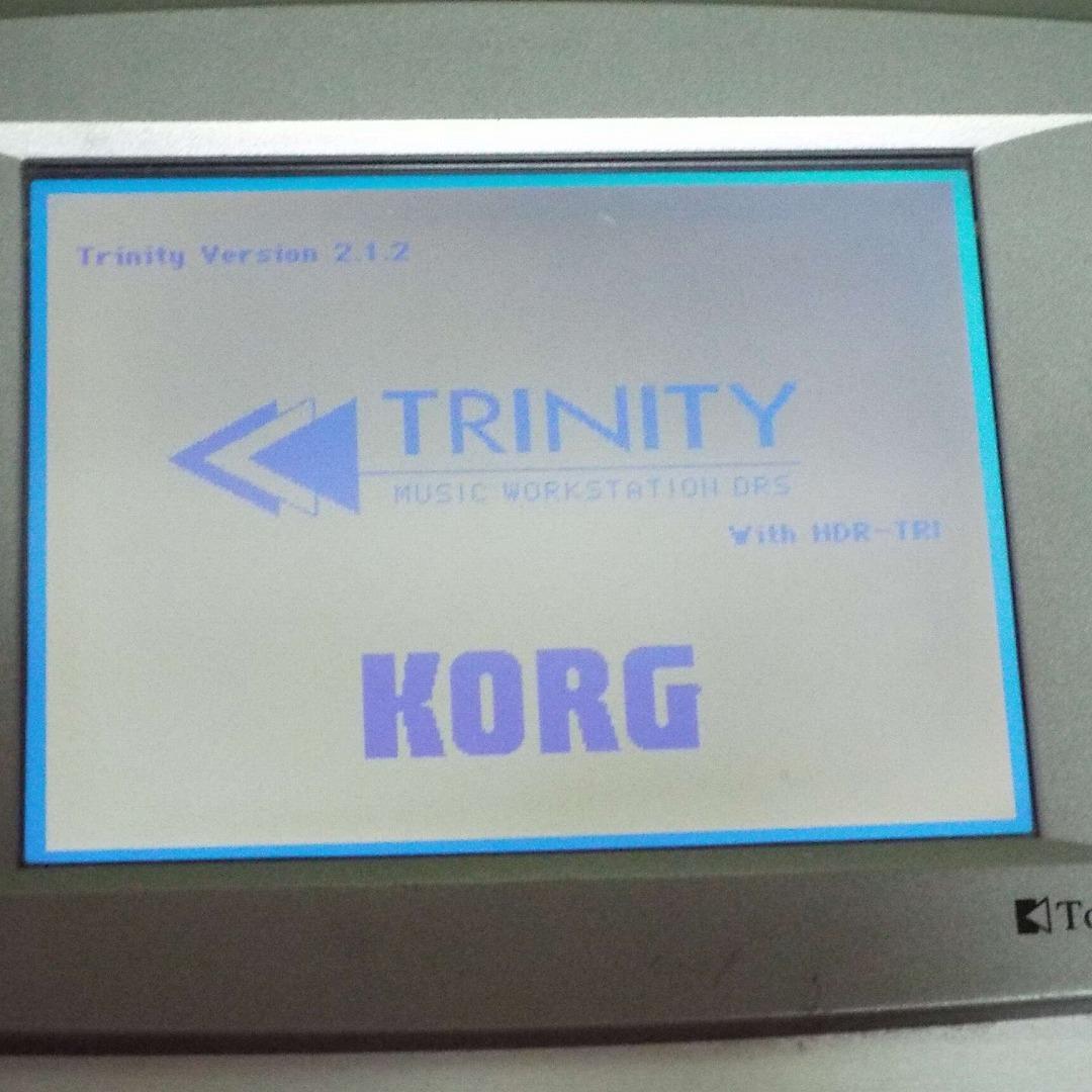 美品_最近液晶難有_KORG TRINITY 61鍵_FDD交換_取説新品_SC