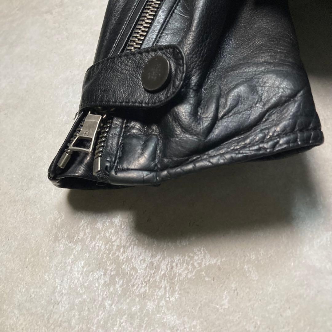【美品】ポールスミス　PaulSmith　レザージャケット　ラム　ペイズリー