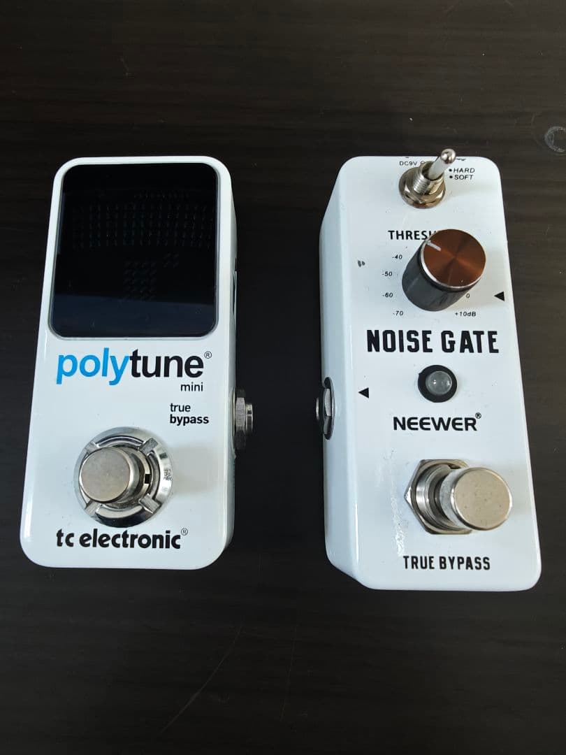 ギター polytune mini & NEEWER Noise Gate