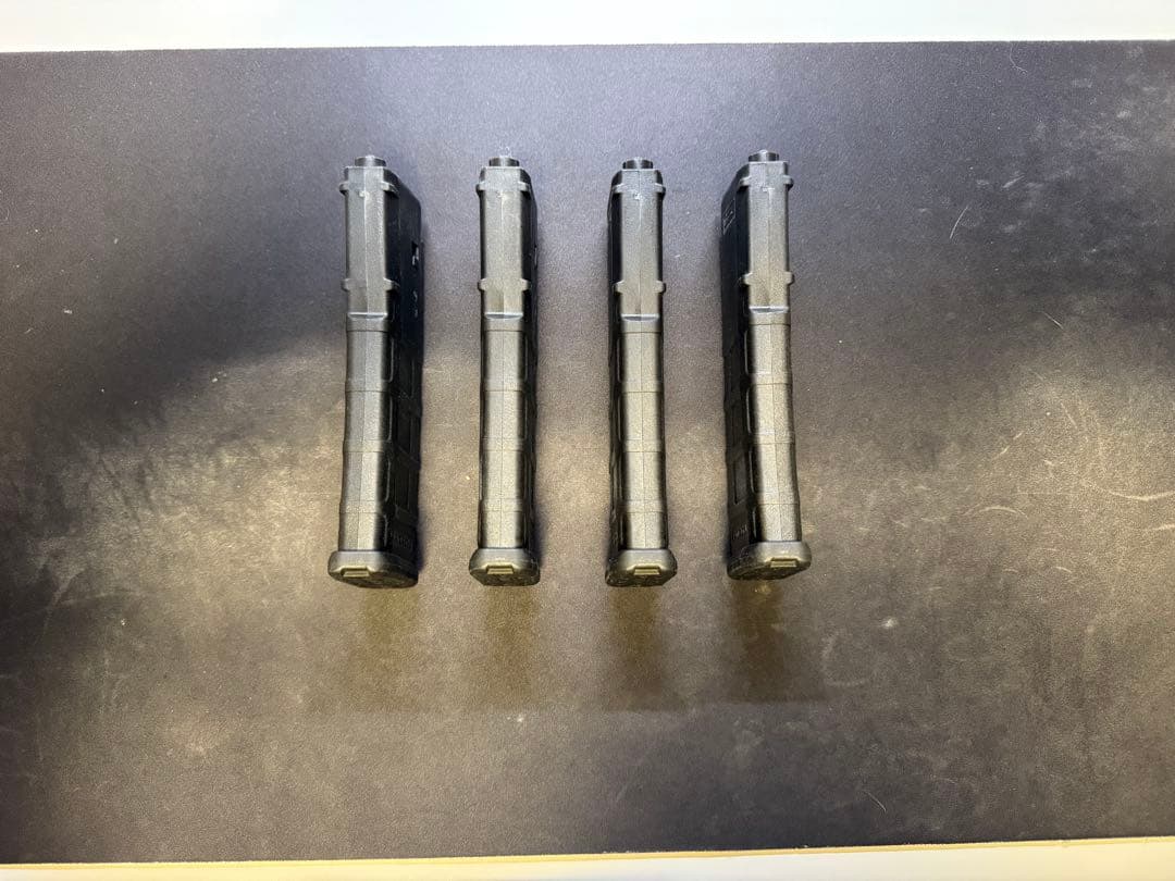 次世代電動ガン用 ブラックマガジン 4個セット