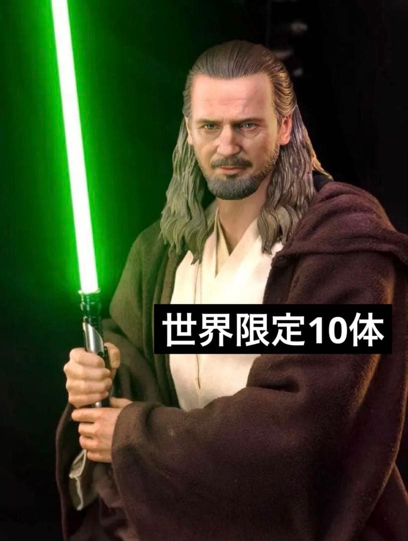 【世界限定10体】ホットトイズ スターウォーズ クワイガンジン カスタムヘッド版