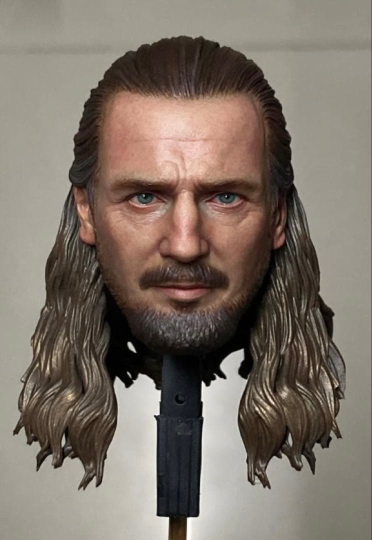 【世界限定10体】ホットトイズ スターウォーズ クワイガンジン カスタムヘッド版