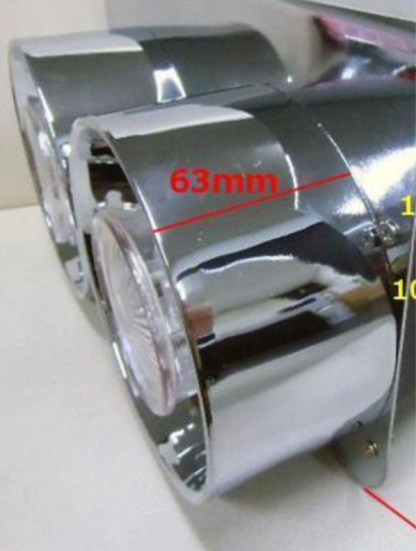 12v 24v LED丸型 トラックテール10連　小型丸型テール　セット　クリア