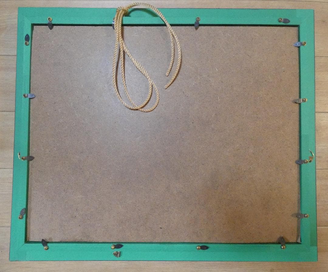 絵画 肉筆手描き オランダ油彩　ファン・ゴッホ「お花」サインF6サイズ　額装済み