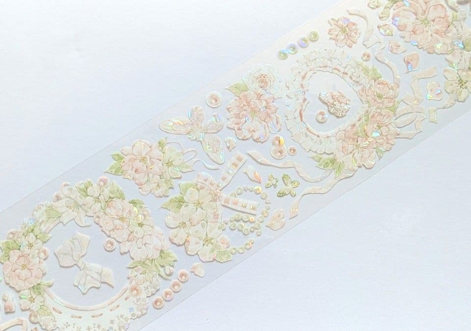 ら**様 海外マステ マスキングテープ まとめ売り お花 装飾 中古巻き