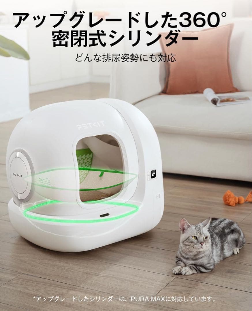 PETKIT 自動トイレMAX2 スマートスプレーセット