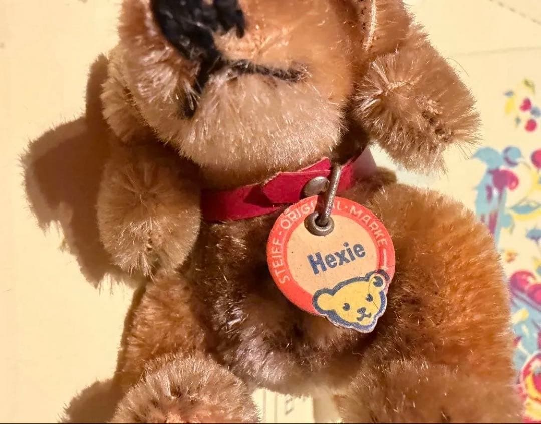 ベルリン購入　超美品シュタイフ 1950年代のダックスフンド　グラスアイ