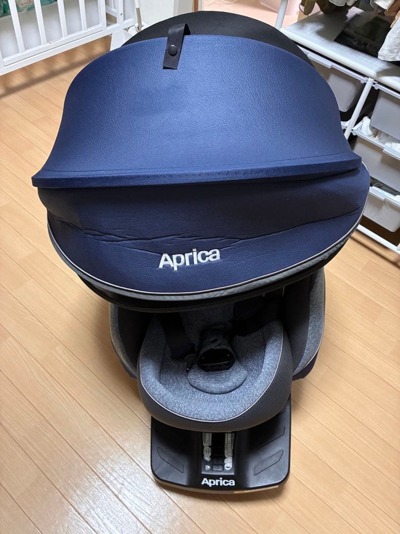 Aprica チャイルドシート ネイビー ISOFIX対応　R129基準
