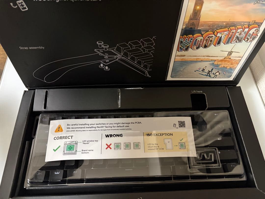 Wooting 60HE+ ゲーミングキーボード 本体