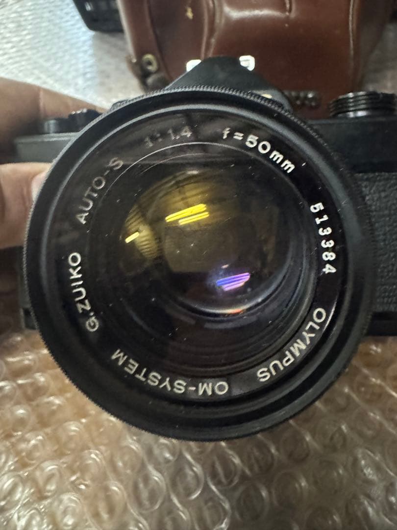 H　OLYMPUS OM-2 フィルム一眼レフカメラ　動作未確認