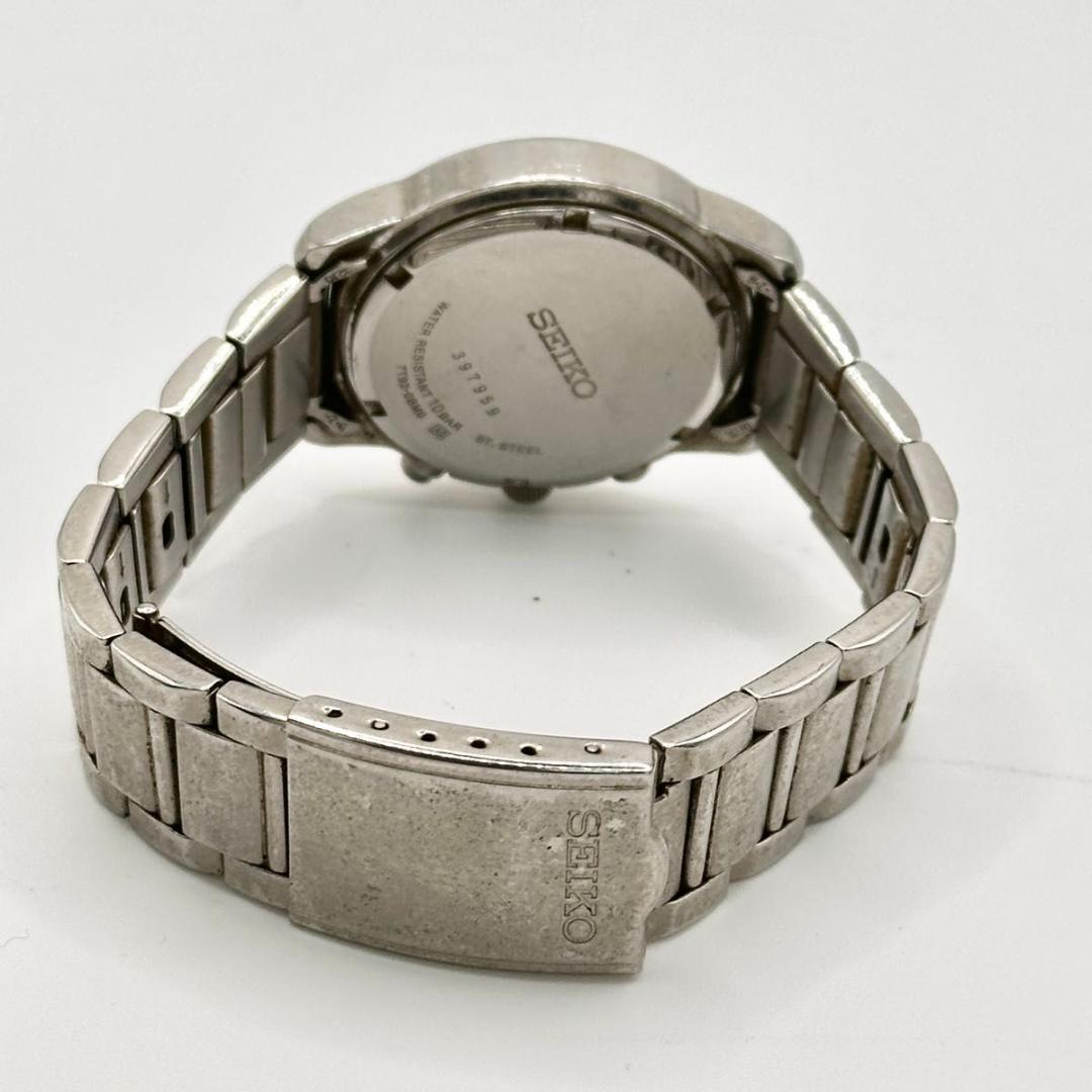 【電池交換済み】稼働 SEIKO 100M クロノグラフ 腕時計 クォーツ