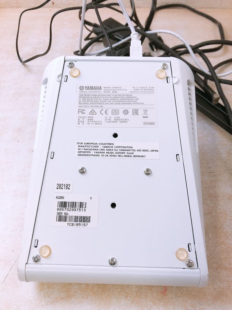 j*e様 YAMAHA AG06 ミキシングコンソール MIXING CONSO