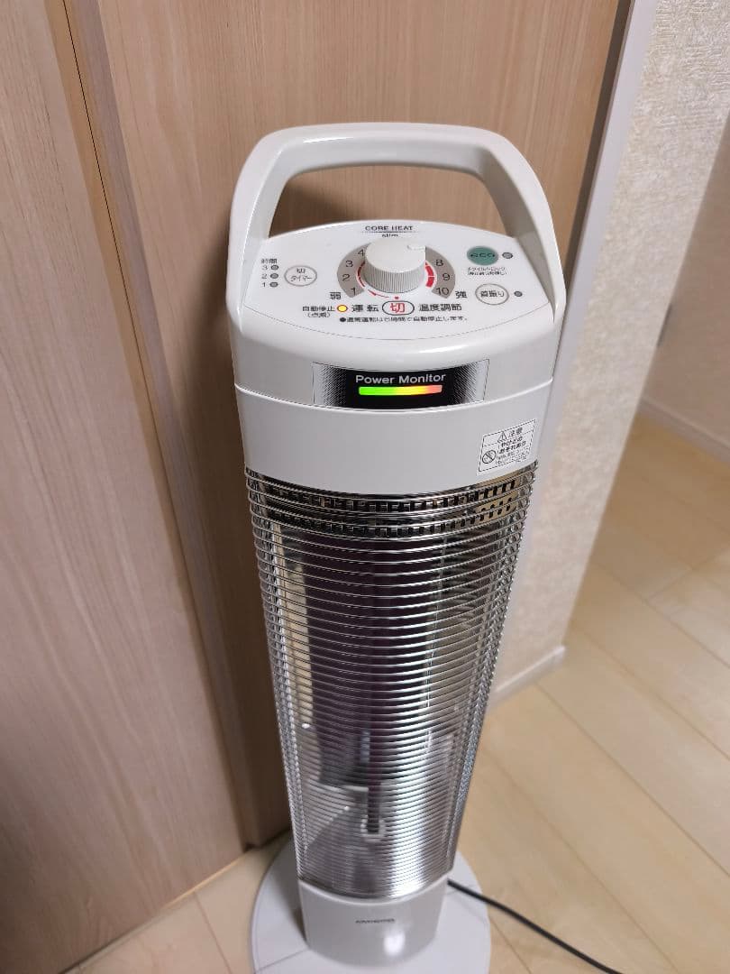 【美品】DH-916R(W)コロナ 遠赤外線電気ストーブ