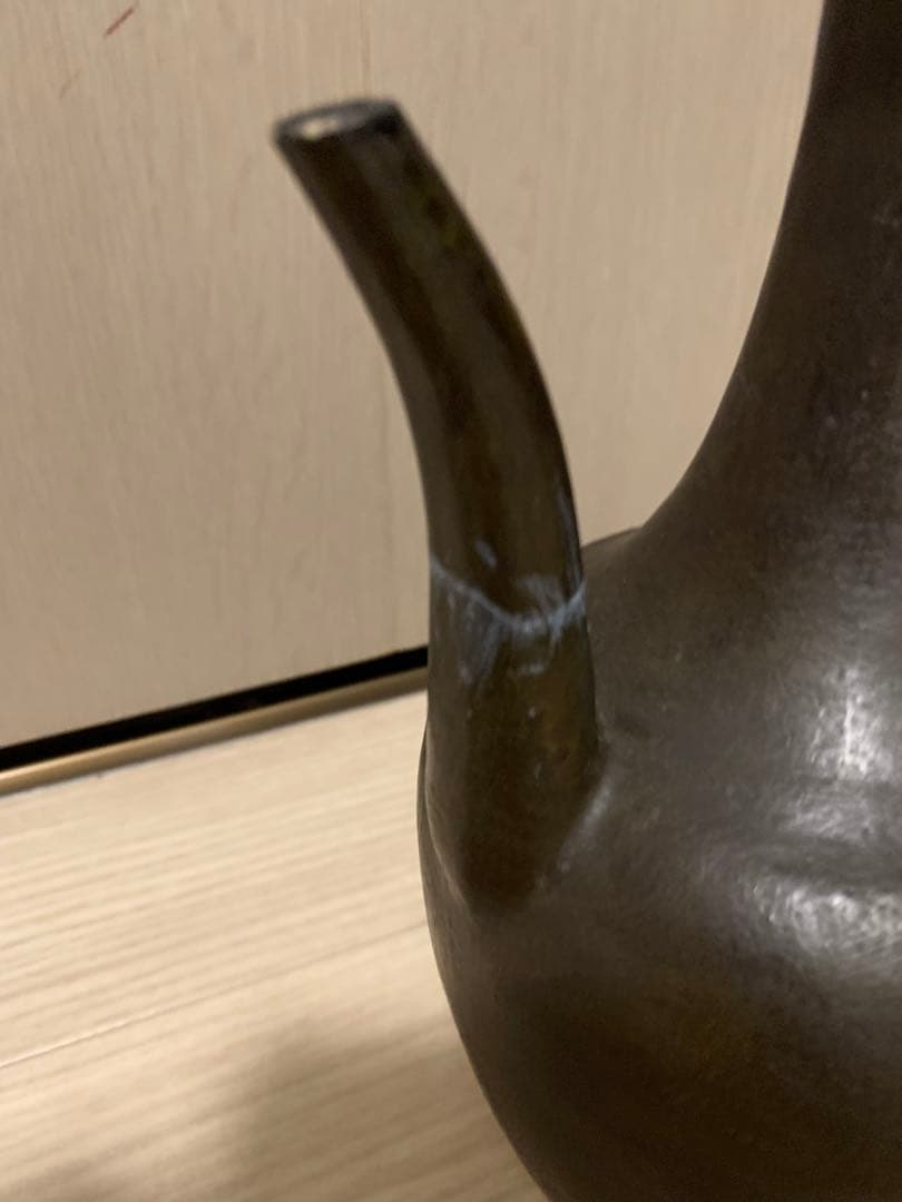 黒釉鳳首水注　唐・宋　磁州窯　シルクロード　中国美術