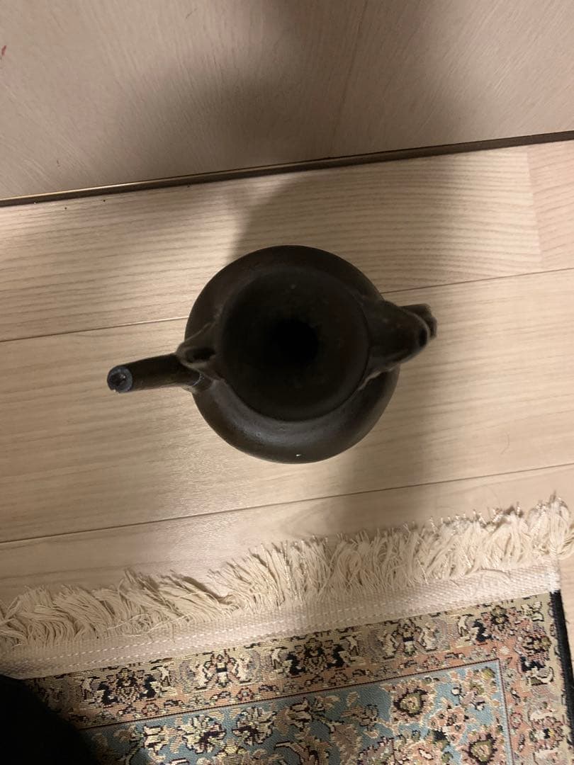 黒釉鳳首水注　唐・宋　磁州窯　シルクロード　中国美術