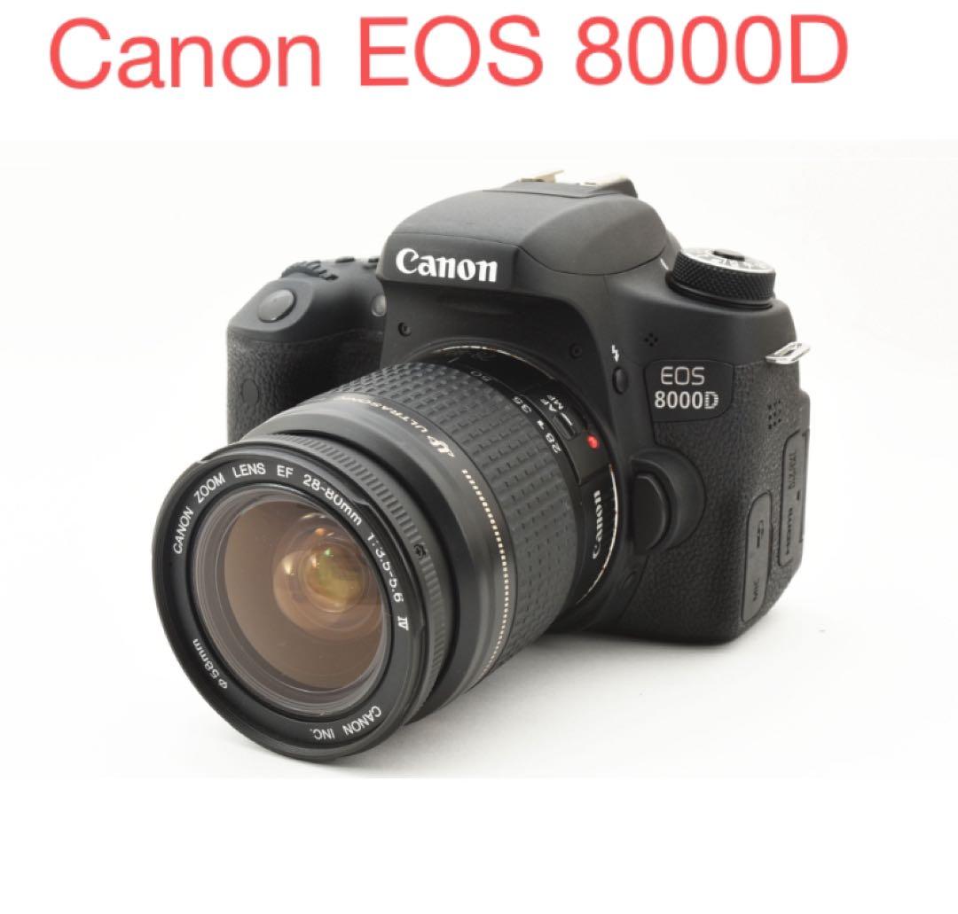 保証/Canon EOS 8000D 標準レンズセット/EF 28-80㎜