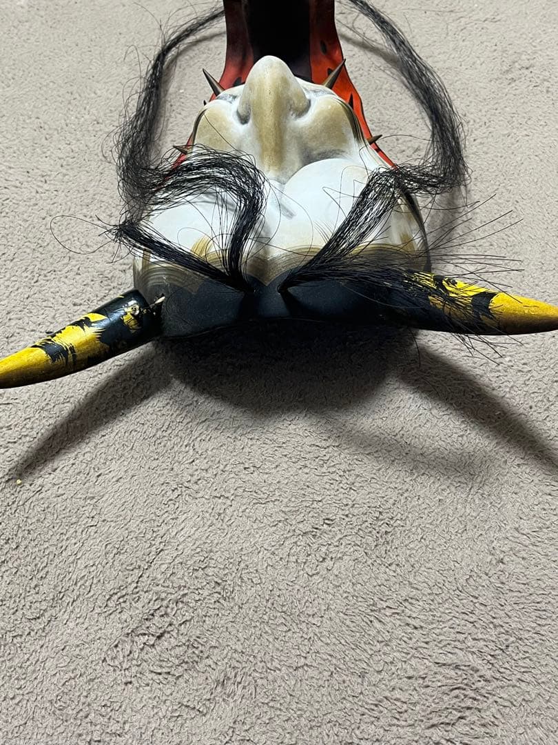 石見神楽面 、般若約35cm 日下義明之作