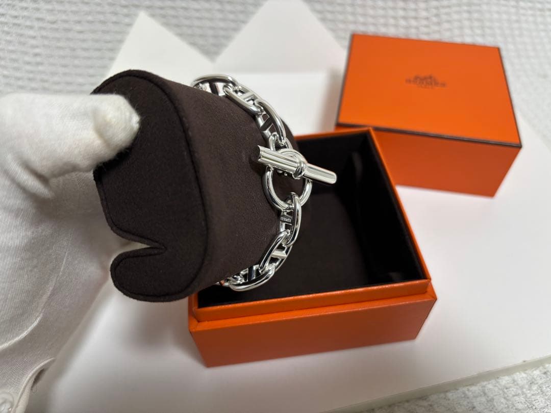 【新品】HERMES エルメスシェーヌダンクル　GM13コマ