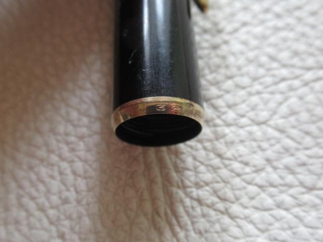 美品1960年代◆2桁シリーズ モンブラン No.32 ペン先585 EF 黒軸