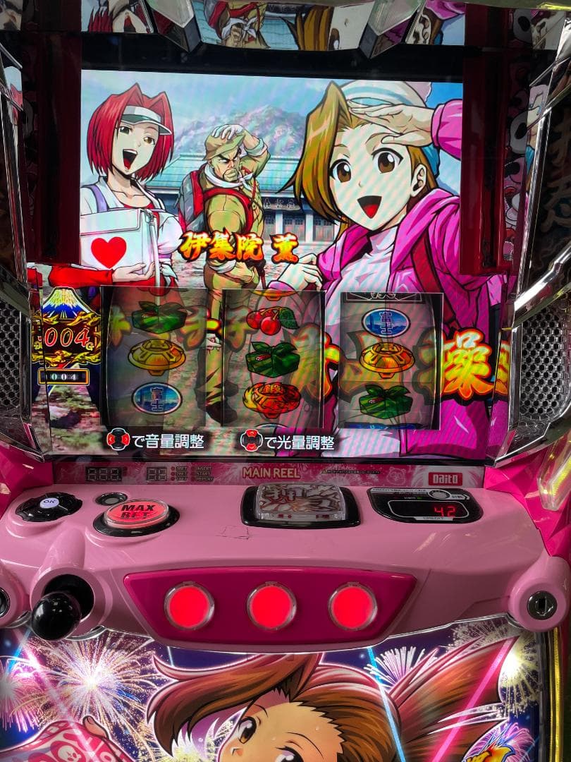 萬*子様 スマスロ実機　L押忍！番長４A3操パネル　簡易ユニットボリューム調整付