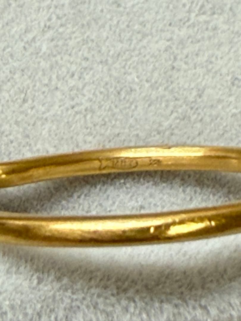 ★マリーエレーヌドゥタイヤック　タンザナイトのミニチュアプリンセスリング★