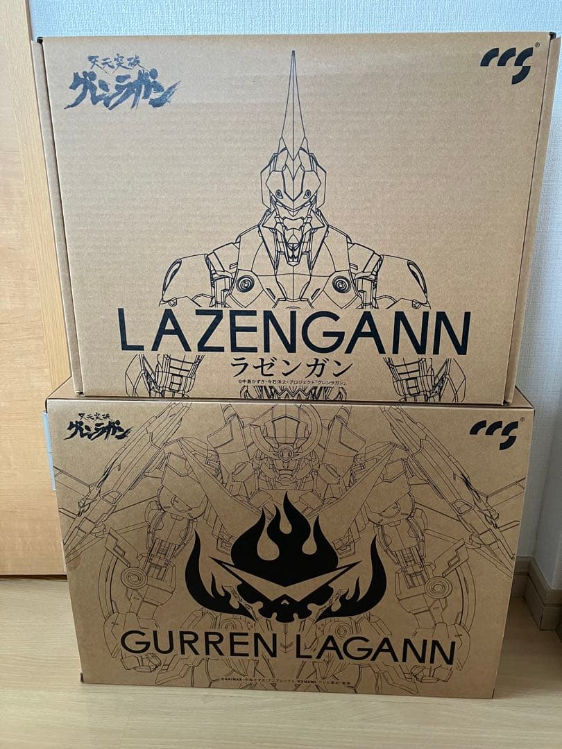 最終値下げ！【開封済、未使用】CCSTOYS グレンラガン ラゼンガン 2体