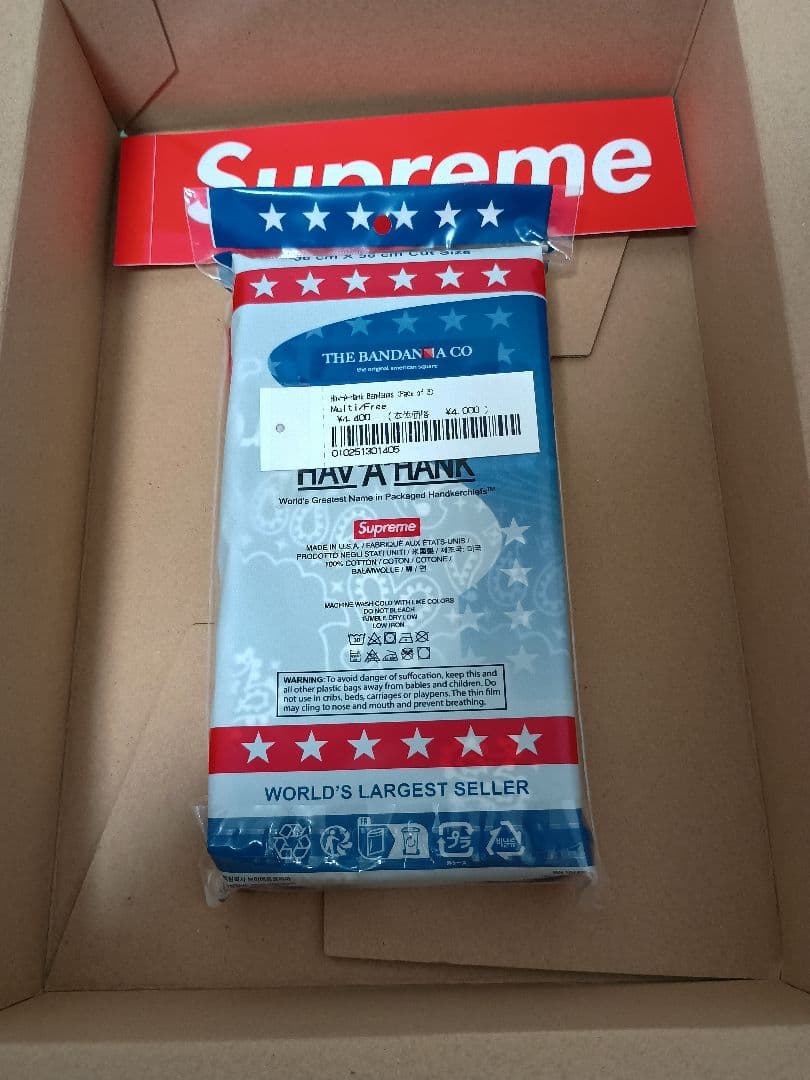 105　未開封　Supreme　hav a hank　シュプリーム