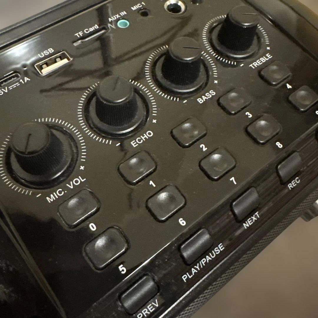 JYX スピーカーセット 拡声器 ワイヤレスマイク２本