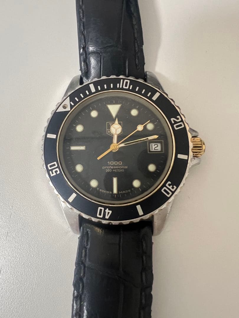 稼働 TAGHEUER タグホイヤー プロフェッショナル 1000