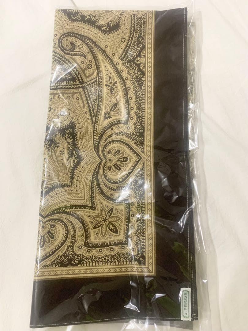 ペイズリー柄 バンダナ アプレッセ　a.presse スカーフ
