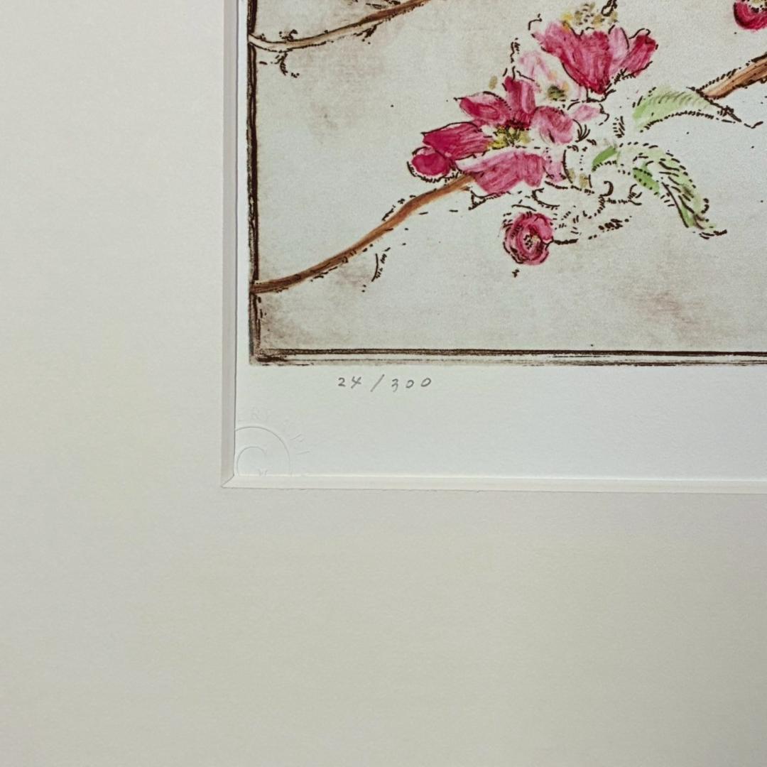 美品 ジョアン・アイザック「Apple～/林檎の花」ジクレー サイン・保証書有