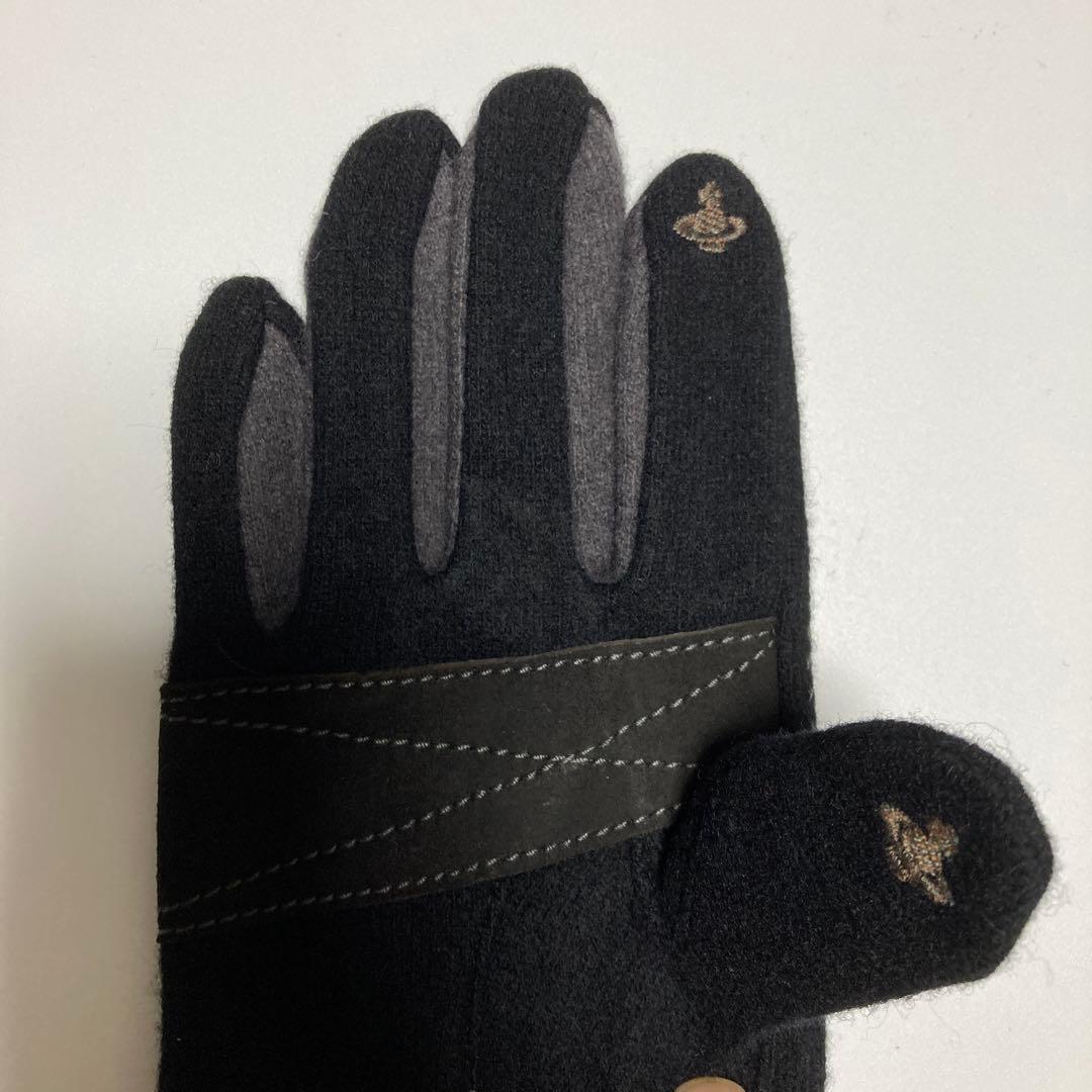 ヴィヴィアンウエストウッド　メンズ手袋　ブラック★新品未使用