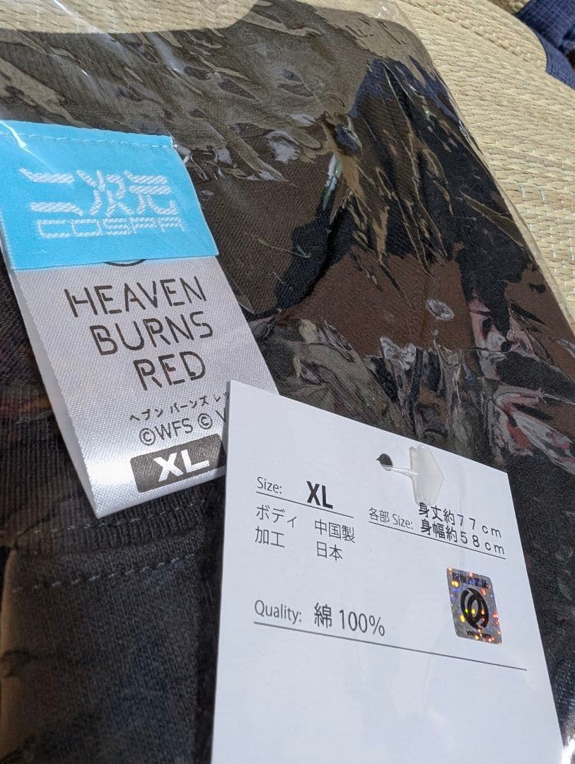 HEAVEN BURNS RED XL星空の茅森と蒼井 Tシャツ