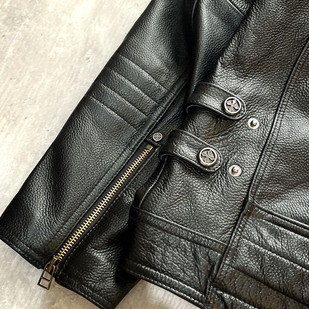 ジャケット・アウター archive skull cow skin leather jkt y2k