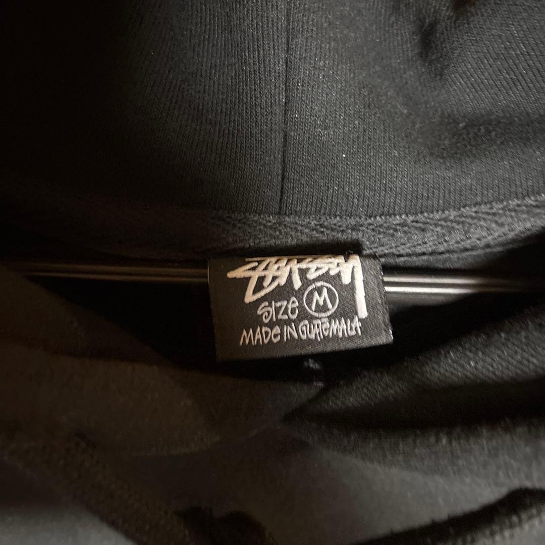 Stussy 黒 Mサイズ パーカー