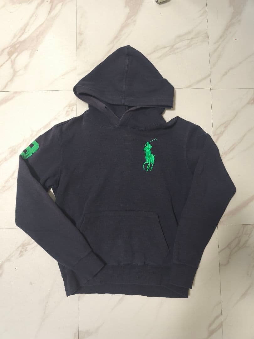 ポロ ラルフローレン パーカー ビックポニー S 短丈 y2k