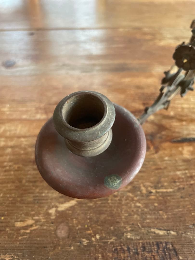 100年以上前 美しい装飾の燭台