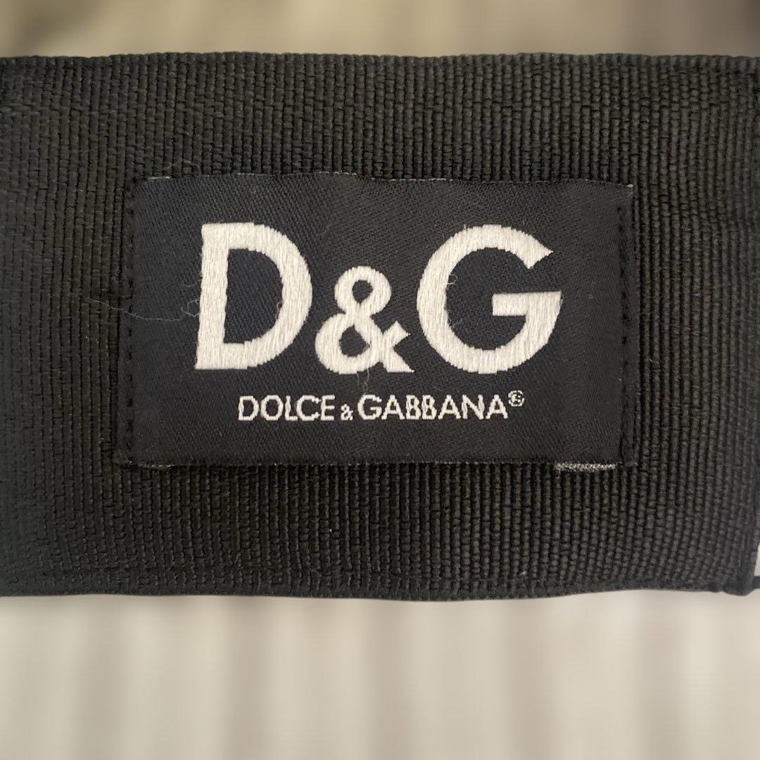 D&G ブラック レザー シングルライダースジャケット サイズ46