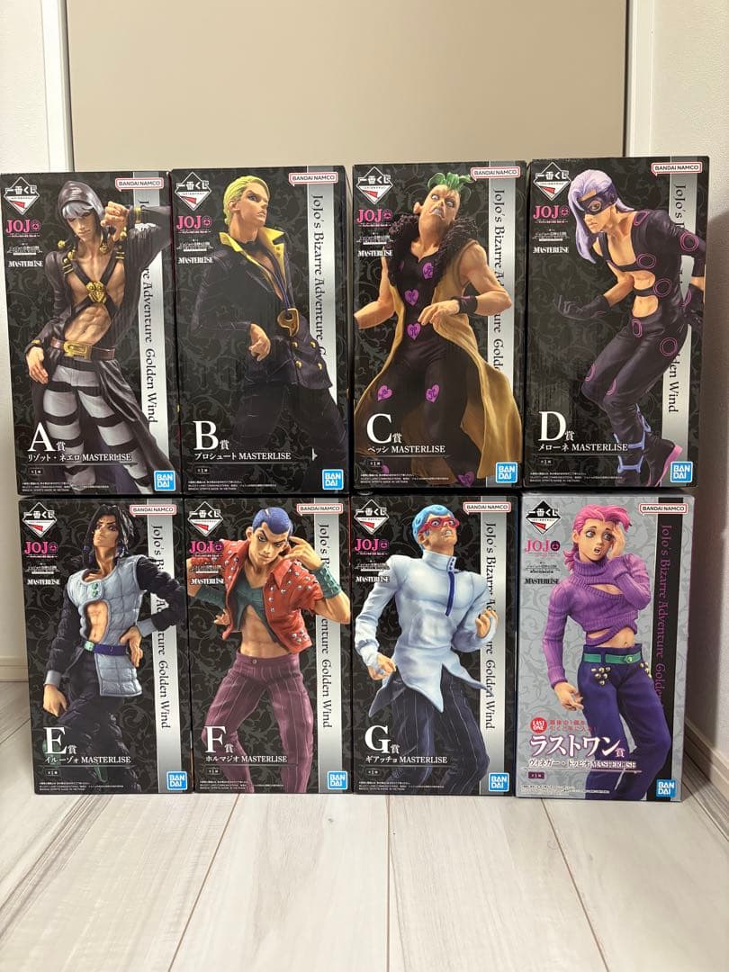 一番くじ　ジョジョの奇妙な冒険　第5部　黄金の風　ヒットマンチーム