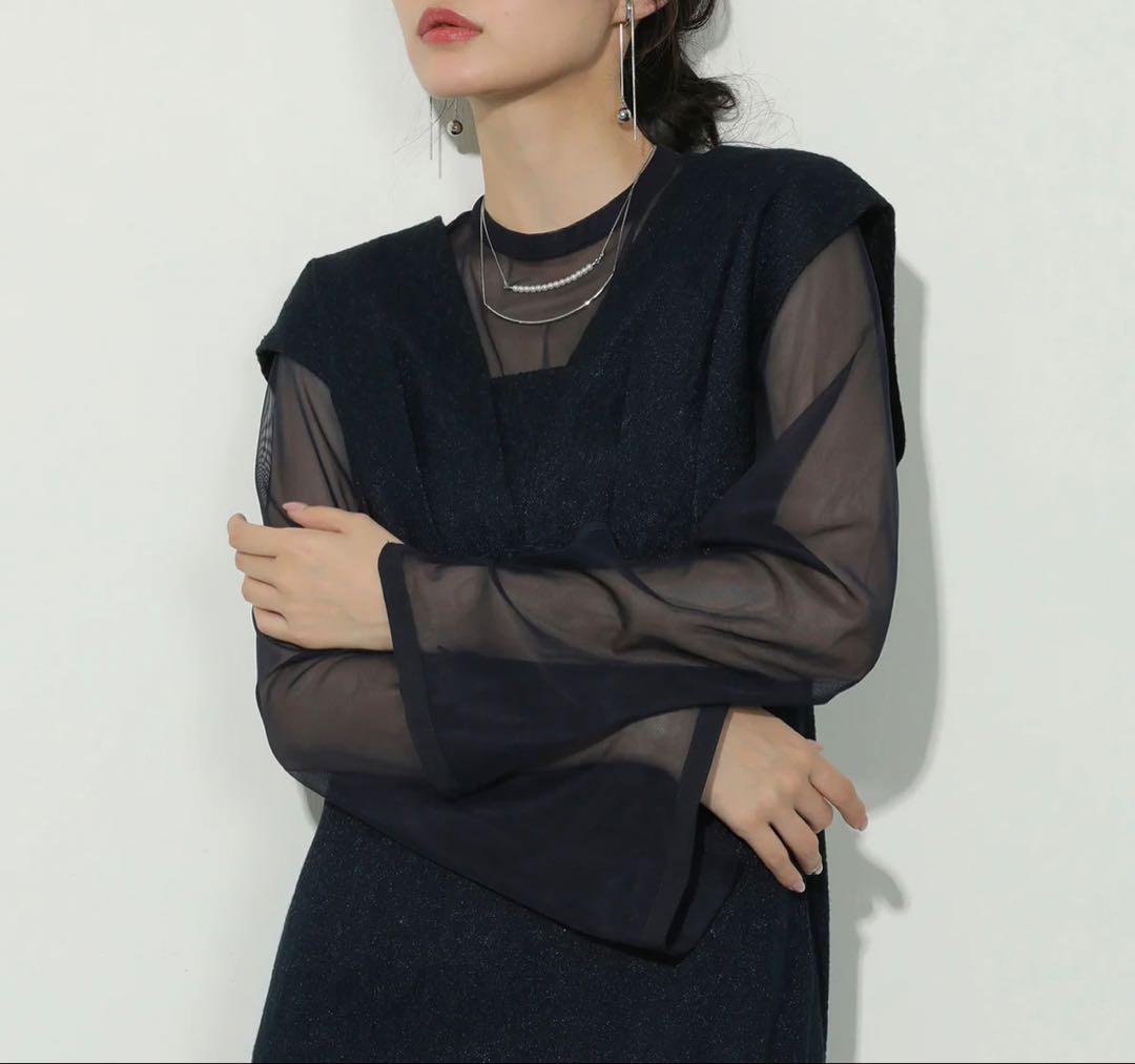 kana ジャガード ワンピース andresd