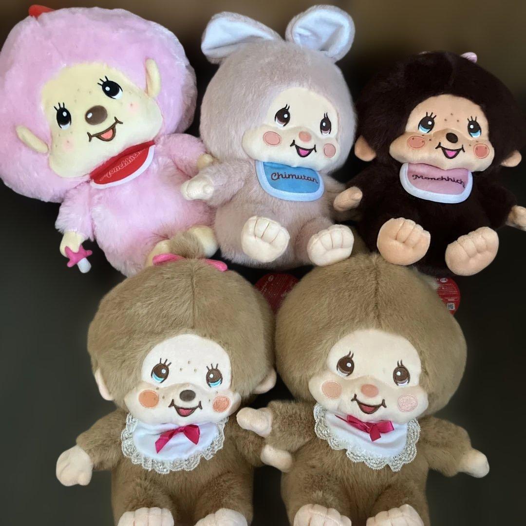 【タグ付き】モンチッチぬいぐるみ　５個セット⭐︎